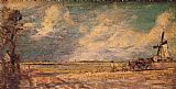 John Constable Spring Ploughing painting